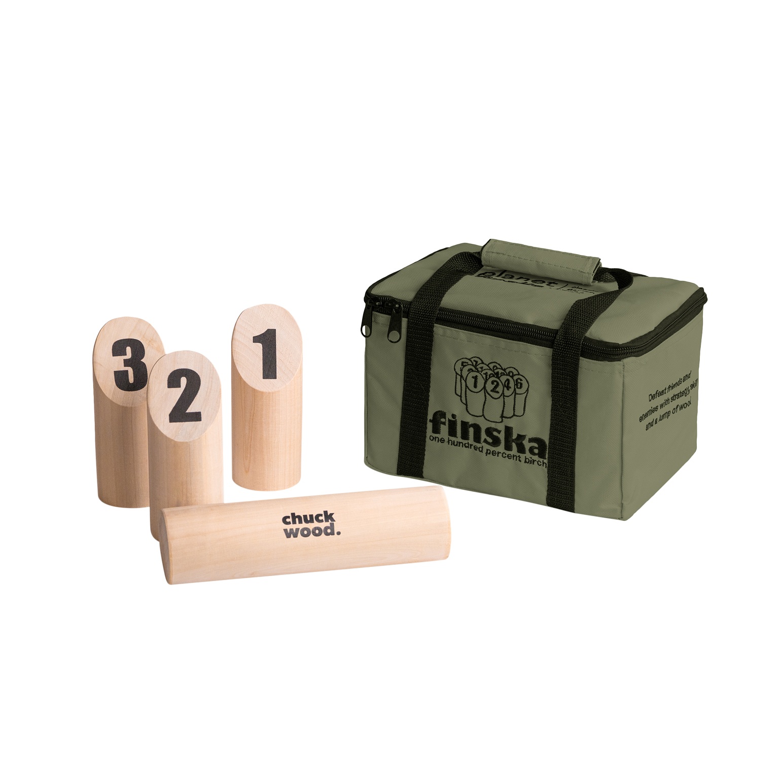 Planet Finska Original in Travel Bag - Moss Green